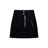 Faux Leather Mini Skirt