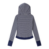 Camille Double Button Hood Zip-Up