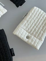 Clam pocket pouch _ Soft cream (L Size)