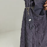 Crochet key ring_grey