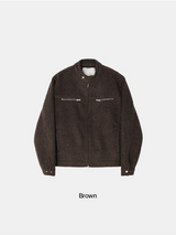 [F/W] ウルフファーバイカージャケット(3color)