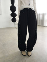 Wide western short boots