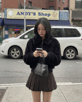 ウールプリーツスカート