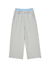 STITCH JOGGER PANTS LIGHT GREY