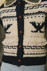 Monet Jacquard Vest [Navy]