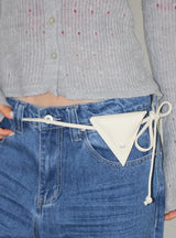 (2-way) TRIANGLE POCKET BELT BAG