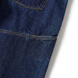 Regular tapered denim pants / Classic blue