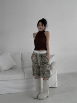 girly camo bermuda pt