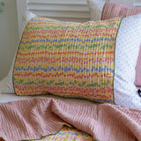 Reversible cotton Summer Pillow cover