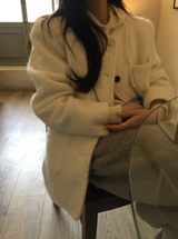 クラリーモヘアファーツイードジャケット（2c）