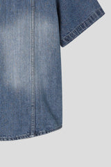 MG323 Pinter Crop Denim Shirt (2 colors)