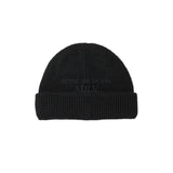24FW ベーシックロゴラベルポイントビーニー ブラック