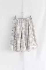 classic check midi skirt(2colors)