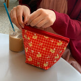 ラッキーパウチ(プディングレッドチェックver。)