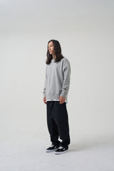 ベーシック TL ロゴクルーネック_Grey