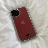 [Jelly] Stipe slim(red) Jelly case