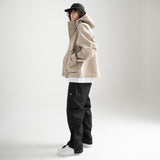 3 Layer Hard Shell Short-Jacket - BEIGE