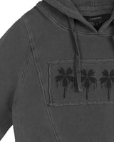 パッチスリムフーディー _ Dark Grey