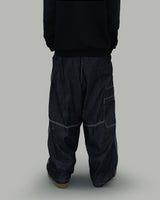 オニュカーゴデニムパンツ(ブラック)