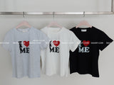 ビンテージアイラブショートスリーブドTシャツ