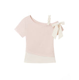 Ariel Ribbon Layered Tee