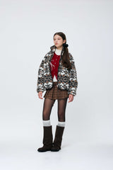 NORDEN FLEECE JACKET / BROWN