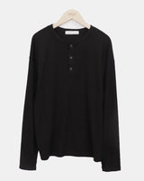 Kiyul Henley-Neck Warmer Long Sleeve T-Shirt