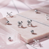 [NMIXX Kyujin Piercing] Urban Bandage Shaped Piercing - Silver Color
