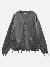 Nut mohair damage cardigan 3C