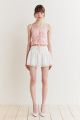 WHISPER BUTTON TOP pink