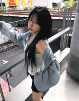 サマー トランスルーセント ウィンドブレーカー