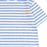 スタンダードインディゴストライプショートスリーブTシャツ (UNISEX)_SYS7TS12SB