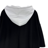 crying layered hoodie