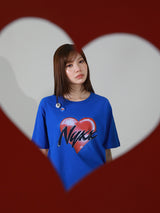 NYXX ハートT  (ブルー)