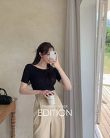 boat neck t-shirt