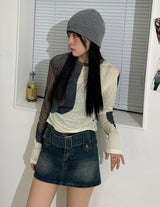Y2K See-through Multi Layer Top