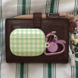 Gingham Check AirPods Case
