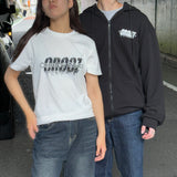 Collaboration Over Size T-shirt WHITE | Creepy Nuts × CROOZ
