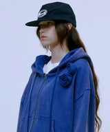 Plain Logo Ball Cap (NAVY)