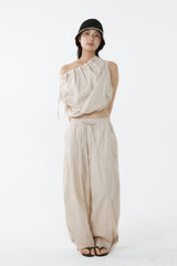 FLOW WIDE PANTS_BEIGE