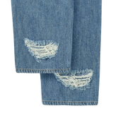 25SS デストロイデニムバドパンツ ブルー