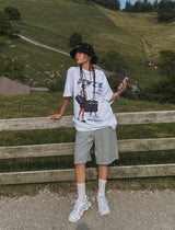 ダイジョープリンティングオーバー半袖Tシャツ