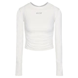PRINT POINT RASHGUARD [WHITE]