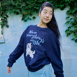 ウィグルスウェットシャツ (NAVY)