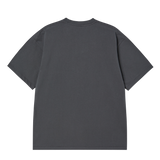25SS ADLV ユニバースロゴショートスリーブTシャツ チャコール