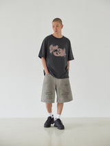 ディストレスドtシャツ