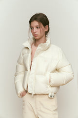 CHERRY GLOSSY DOWN [IVORY]
