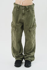 Fog Dyeing Cargo Pants (3color)