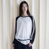 Retro Stripe Lyocell Relaxed T-Shirt