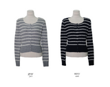Border Cashmere Cable Knit Cardigan (5color)